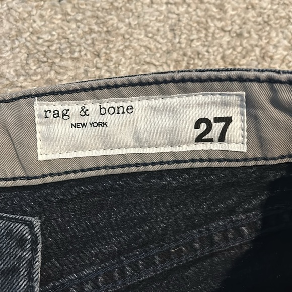 Rag & Bone Andi High-Rise Ankle Wide Leg Denim Jeans Size 27 - Picture 6 of 16